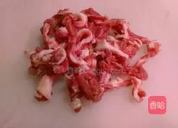 Illustration of Homestyle Shredded Pork Noodles 1