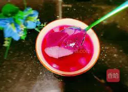 Illustration of how to make sweet dragon fruit soup 12