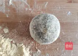 Illustration of how to make rhubarb rice and sticky bean buns 9