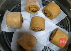 Liquid brown sugar steamed buns Practice illustration 11