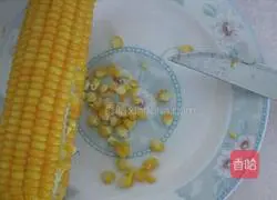 Golden Corn Illustration of how to bake 2