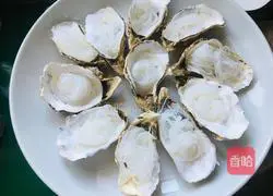 Illustration of how to make steamed oysters with garlic vermicelli 4