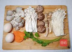 Mushroom and egg drop soup recipe 1