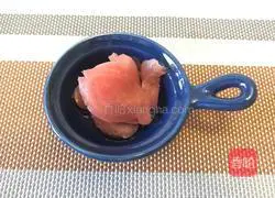 Illustration of how to make submerged young ginger 5