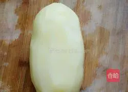 Illustration of how to make fried shredded potatoes 1