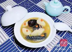 Illustration of how to make nourishing black-bone chicken and yam soup 14