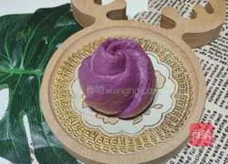 Illustration of how to make colorful rose steamed buns 15
