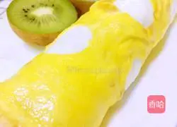 Illustration of how to make mashed potatoes with wavy egg rolls 12