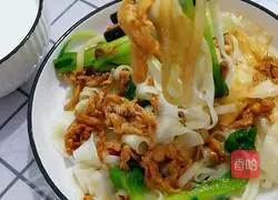 Illustration of making fried noodles 11