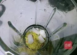 Illustration of how to make millet, yam and rice paste 4