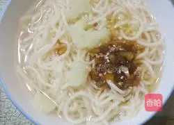 Illustration of making pure longevity noodles 3