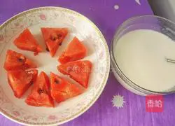 How to make cool watermelon lemon sago Illustration 11