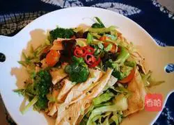 Illustration of how to make sesame sauce with mixed vegetables 8