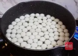 Illustration of how to make brown sugar glutinous rice balls 5