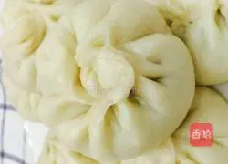 Baby cabbage stuffed buns Illustration of practice 14