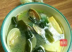 Illustration of how to make kelp and tofu soup 5