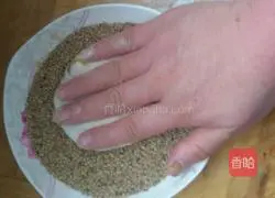 Illustration of how to make sesame sesame cakes 6