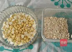 Soybean, almond and oatmeal drink recipe 2