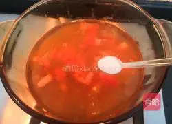 Illustration of how to make mushroom and egg soup 11