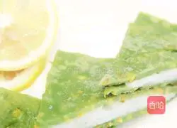How to make Green Sauce Sandwich Cake Illustration 8
