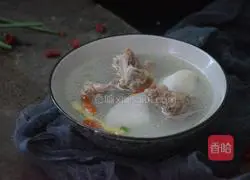 Illustration of how to make lamb chop soup 14