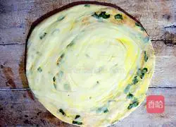 Illustration of how to make green onion cake 7