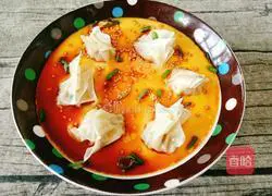 Illustration of how to make egg-filled wontons 8