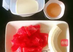 Watermelon Banana Milkshake Recipe Illustration 1