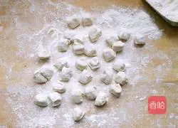 Illustration of how to make pork and leek dumplings 13