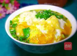 Illustration of how to make spicy and sour egg noodles 7