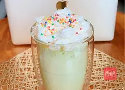 Illustration of how to make fragrant matcha latte 10