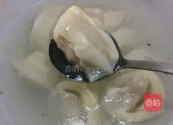 Illustration of cooking frozen large wontons 9