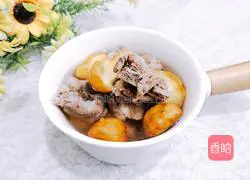 Chestnut Spare Ribs Soup Illustration 13