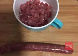 Illustration of how to make omurice rice 5