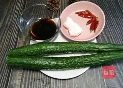 #Hebei cuisine#Recipe of refreshing cucumber 1