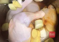 Illustration of how to make cold chicken shredded rice noodles 5