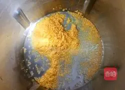 Illustration of how to make pear and lily rice paste 4