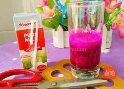 Refreshing dragon fruit milkshake recipe 4