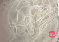 Illustration of homemade dry noodles 2