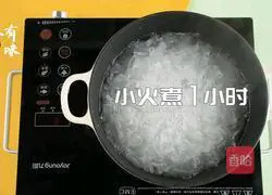 Illustration of Tremella Fungus and Snow Pear Soup 4