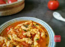 Illustration of how to make fried meat with tomato soup 8