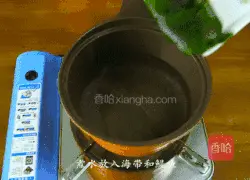 Illustration of making Korean anchovy rice cake soup 5