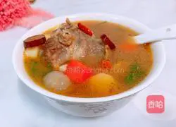 Illustration of how to make stick bone yam soup 10