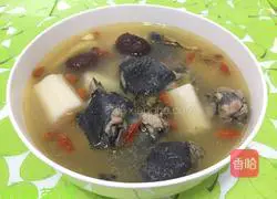 Yam black-bone chicken soup recipe 10