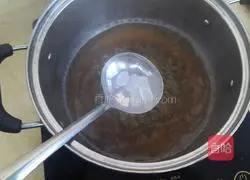 Illustration of how to make mung bean soup 6