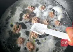 Illustration of how to make fungus and vegetable meatball soup 13