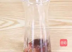 Summer ice drink | How to make peach bubbles Illustration 6