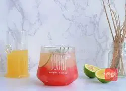 Illustration of how to make salted carambola juice, watermelon and lemon drink 9