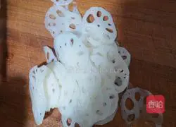 Lemon and lotus root slices Illustration of how to do it 1