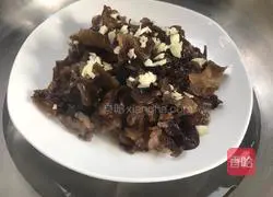 Shiitake mushrooms Illustration of how to make fungus mixed with sauce 3